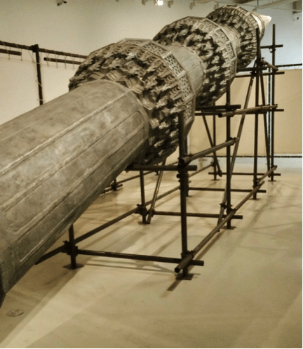 Fig. 5, Exhibition view 3, from Huang Yongping exhibition, photo taken by author in 2016