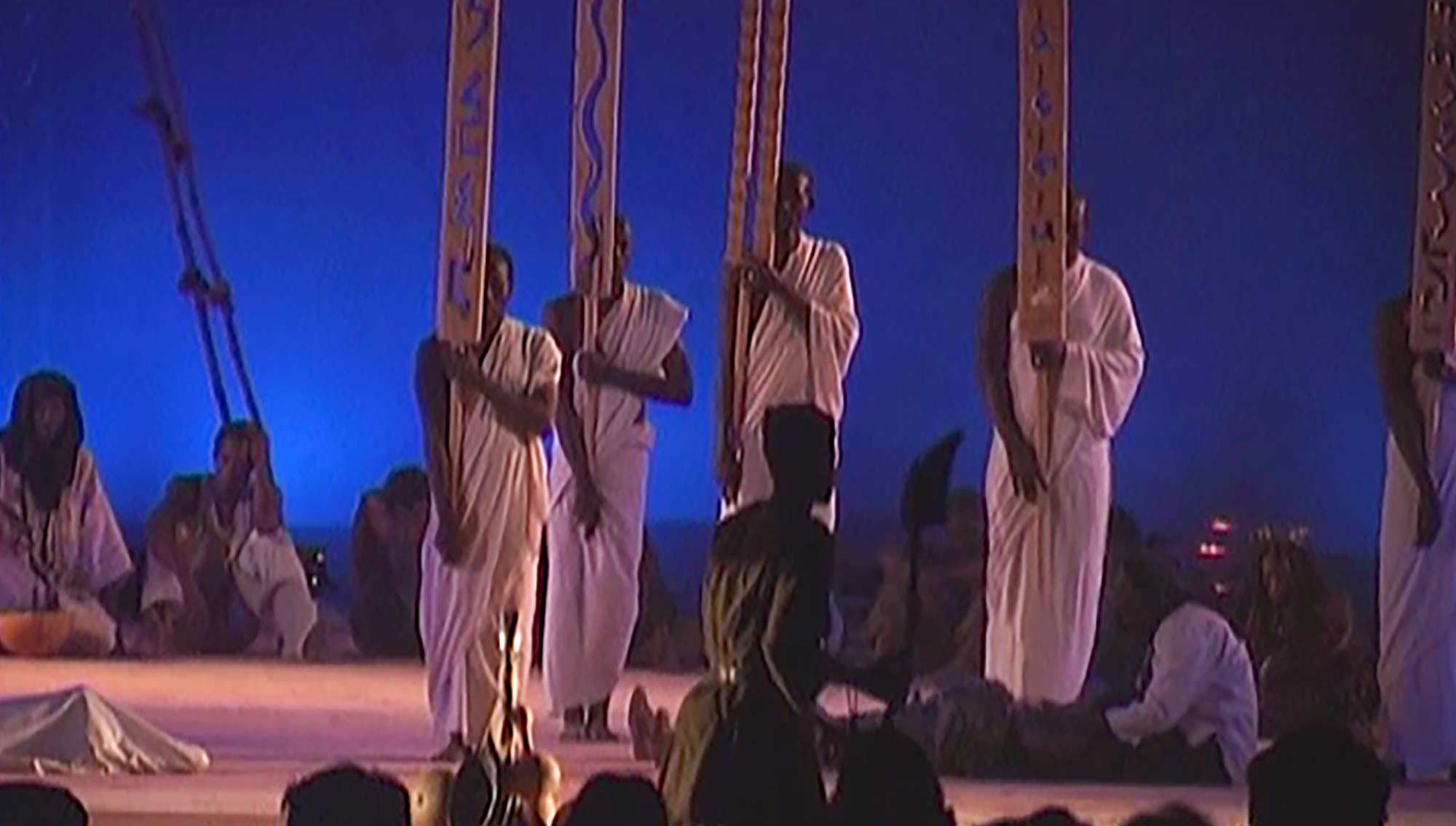 Manthia Diawara, An Opera of the World, 2017, a scene from ‘Bintou Wéré, a Sahel Opera’, Bamako. © Manthia Diawara. Courtesy of the artist and Maumaus/Lumiar Cité.