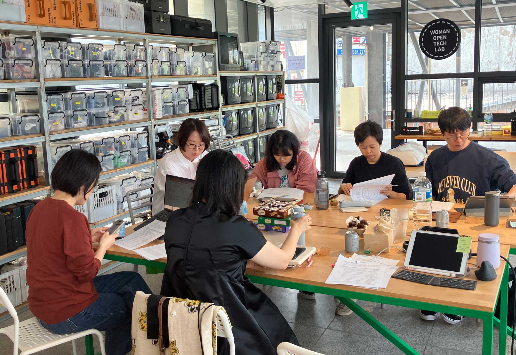 Working Group 4, April 18, 2025, Woman Open Tech Lab, Seoul.