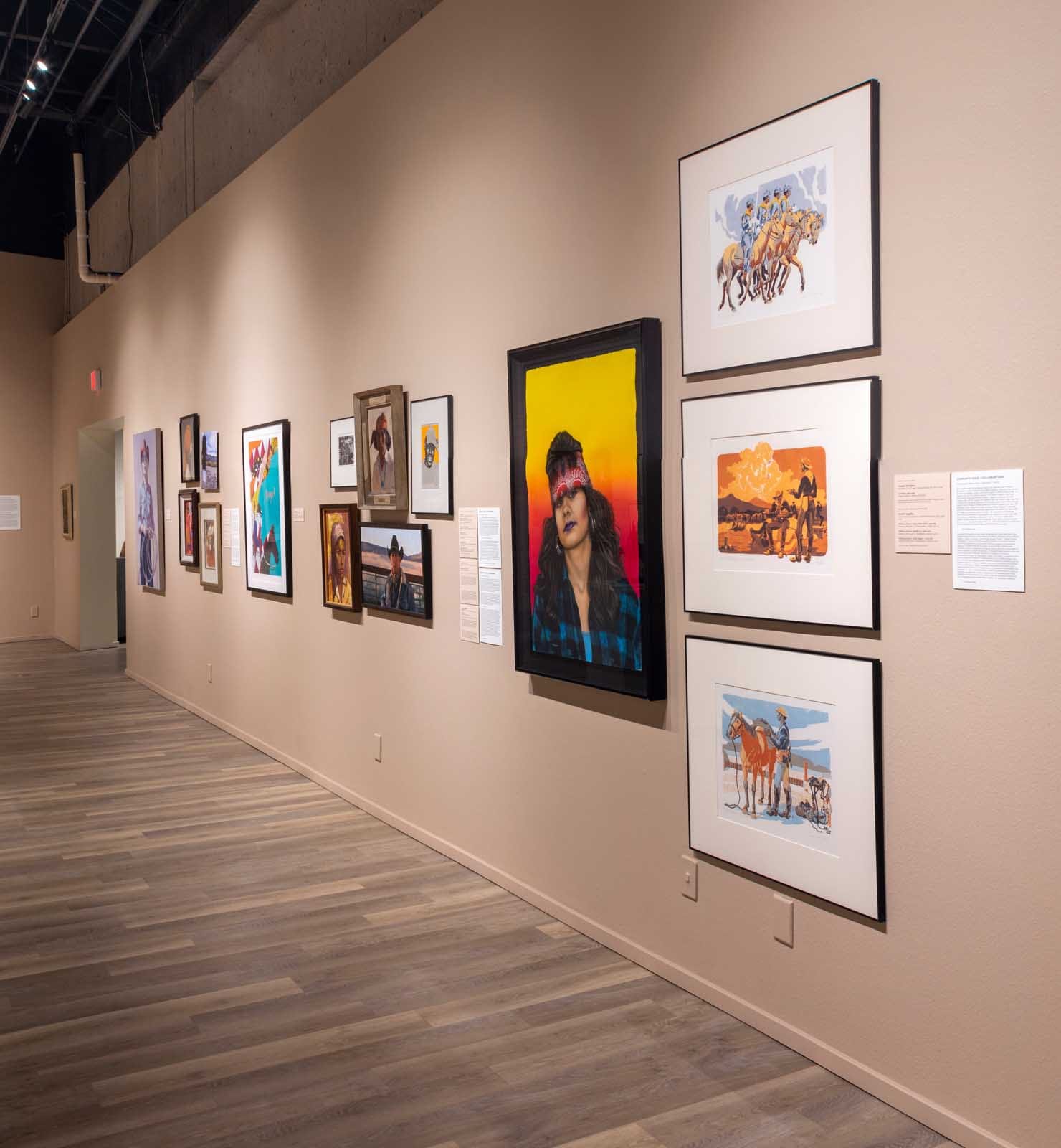 Fig. 1. Installation view of People of the West, 2022. Image courtesy of the authors.